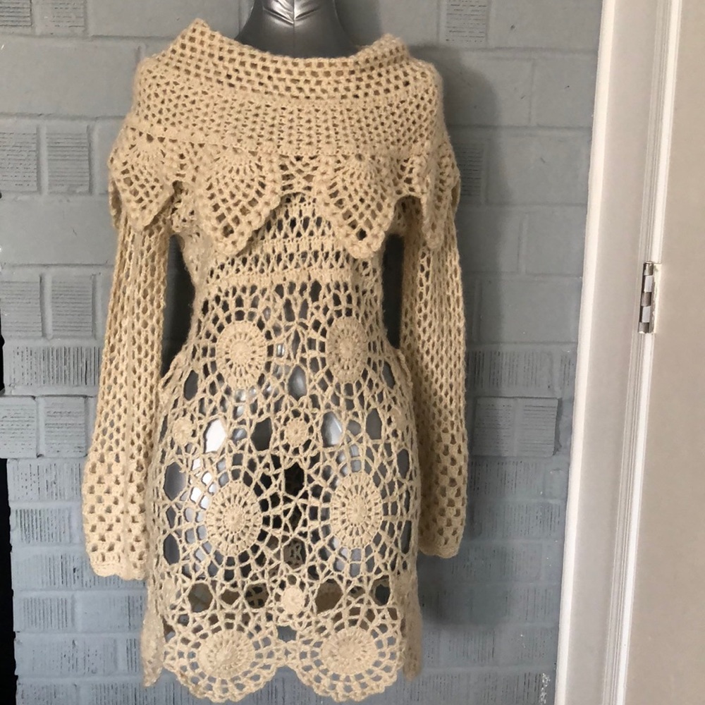 Fabulous Boho crochet dress by Solitaire